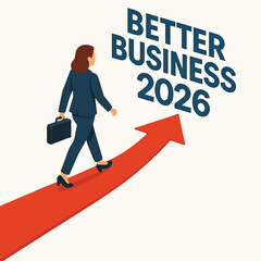business people walk towards better business in 2026