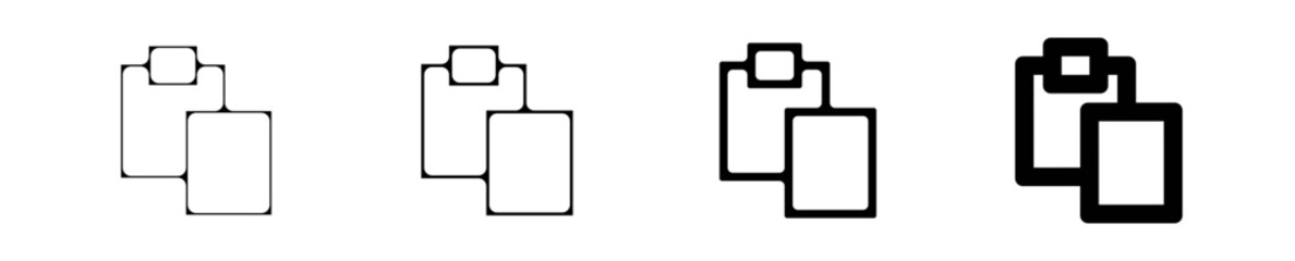 Obraz premium Icone UX UI bureautique note
