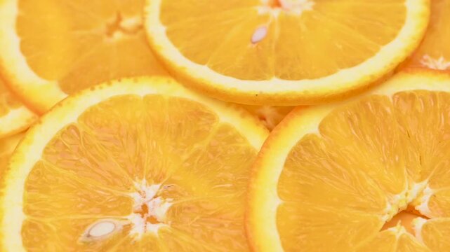 video of cut orange