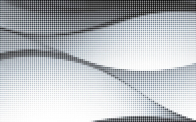 Fototapeta premium Abstract geometric design with wavy lines of dots. Modern minimalist vector illustration suitable for backgrounds or digital art projects.