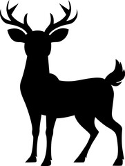 deer silhouette vector