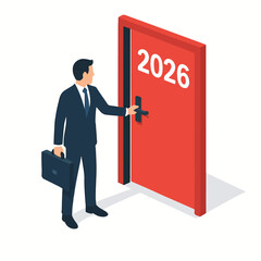 business people open new doors in 2026
