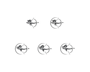 Centaur Archer, mythology creature, Sagitarius Zodiac Sign vector logo icon, fast arch logo from fast archer woman centaur vector for logo, sign, emblem or symbol graphic design vector illustration.