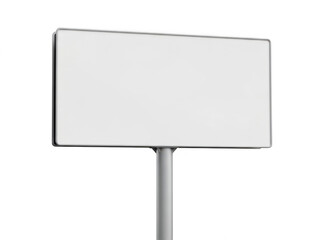 Fototapeta premium Blank road sign isolated on transparent background
