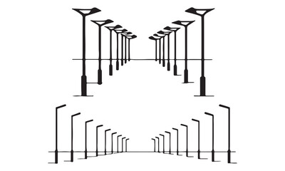 Ornate and Modern Street Lamps: Classic and Contemporary Lighting Fixtures for Urban and Park Spaces
