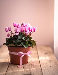 シクラメンの鉢