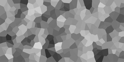 Obraz premium Geometric polygonal background with different figures. Seamless pattern vintage mosaic vector. Texture of geometric shapes with shadows and light. Shades of gray a versatile design element for digital