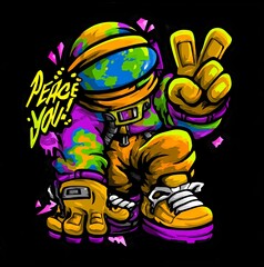 Conceptual illustration of human emotion