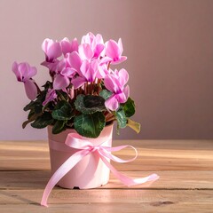 シクラメンの鉢