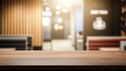 Fototapeta premium Modern office space with wooden desk