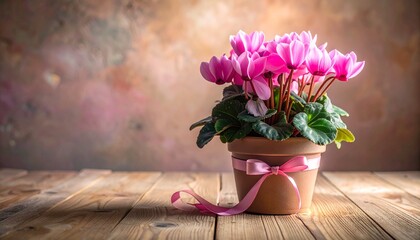 シクラメンの鉢