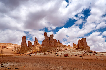 Stone formation in Salar De Tara, Atacama Desert, Chile