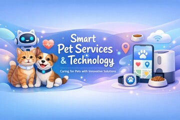 Smart Pet Services Offer Innovative Technology Solutions for Pet Care and Management in Modern Homes and Urban Environments