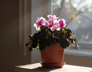 シクラメンの鉢