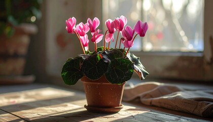 シクラメンの鉢