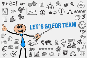 Let&acute;s go for Team	
