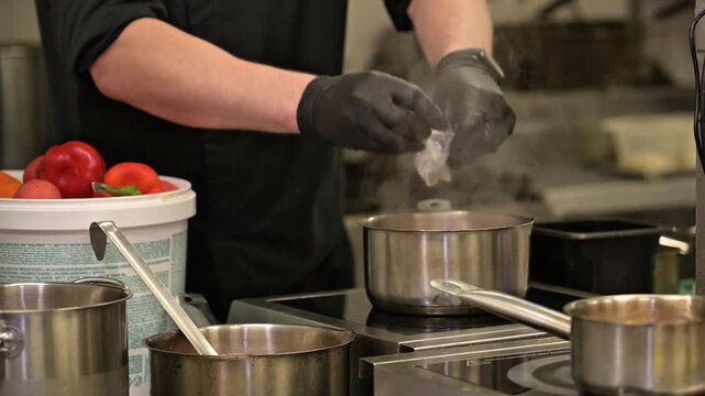 chef preparing food