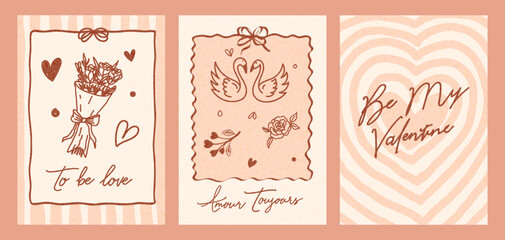 Valentines Vintage Coquette Poster