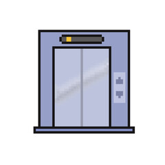 elevator lift icon pixel art