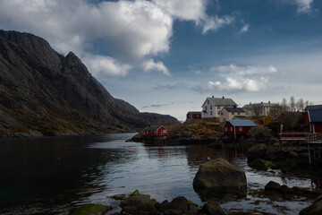 Part of the fishing village Nusfjord in Flakstad municipality