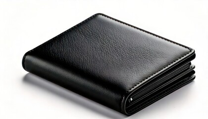 Sleek Black Leather Wallet - Stylish Accessory for Everyday Essentials and Organization.