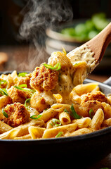 Creamy baked chicken Italian pasta