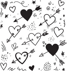 Collection of valentine's day icons