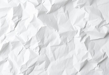 Soft, crinkled white tissue paper texture background,  copy space,  art