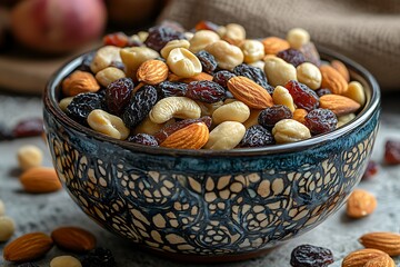 Colorful Dried Fruit Nut Blend high resolution picture