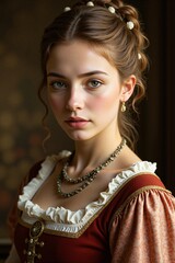 Noblewoman In Historical Attire