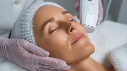 Innovative Ultrasound Facial Lifting Procedure for Skin Rejuvenation and Tightening in Clinical Setting