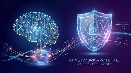 Artificial intelligence neural network technology concept