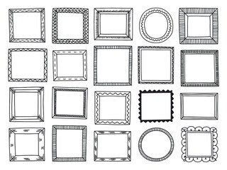 Hand-Drawn Picture Frame Border Designs