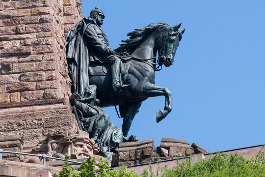 Kaiser Wilhelm I. auf dem Kyffh&auml;user Denkmal im Harz