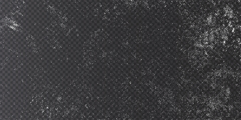 Vintage film filter overlay with dust and scratches. Grunge vector texture for retro photo effects, video overlays, or distressed design elements. Transparent background for easy layering.