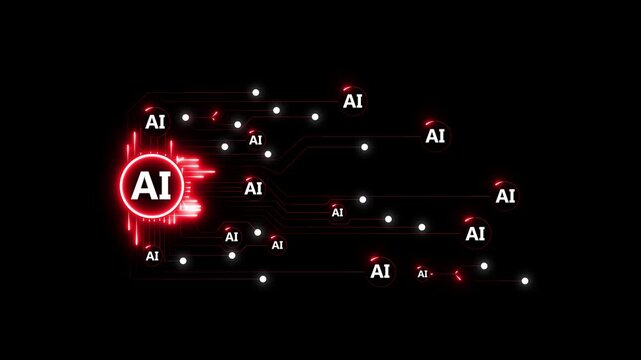 Agentic AI tools concept with neon interface box, illustrating multi-agent automation, smart task orchestration and efficiency-driven artificial intelligence systems