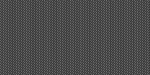 Seamless vector carbon fiber texture. Dark gray geometric dotted pattern. Modern, high-tech background for digital designs.