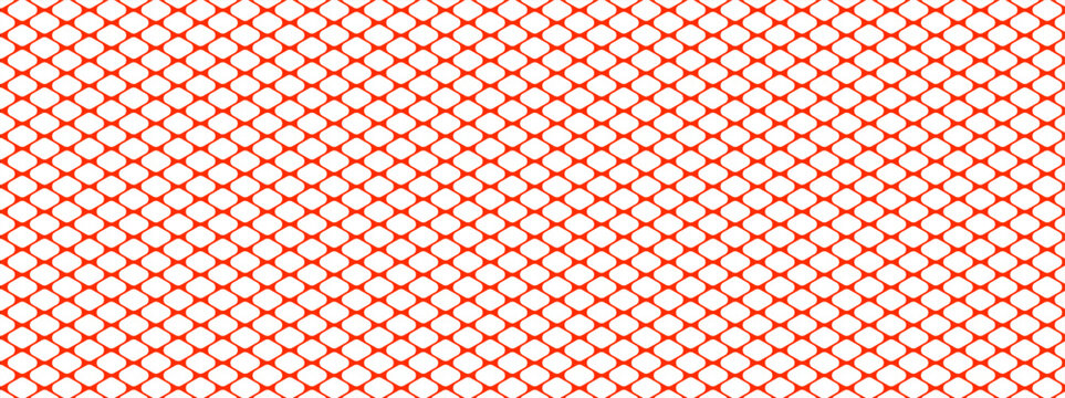 Red grill mesh, net, or fence vector pattern background
