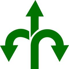 Road Arrow Flat Style Vector Icon Traffic Direction Symbol and Navigation Outline Graphic Group Featuring Turn, Curve and Wayfinding Arrow Signs