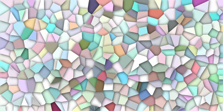 Abstract colorful background with triangles. background of crystallized. Pastel light mint colors stone tile pattern. Cement kitchen decor. Mint marble bath floor. Fabric vintage print theme.