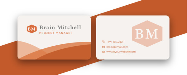 Warm Crest Business Card