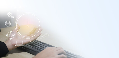 AI assists in developing intelligent time management solutions that automate task scheduling, monitor productivity, and enhance performance optimization across digital workflows.