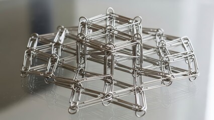 Wine Bottle Holder on Gray Background.