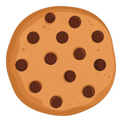 Delicious chocolate chip cookie
