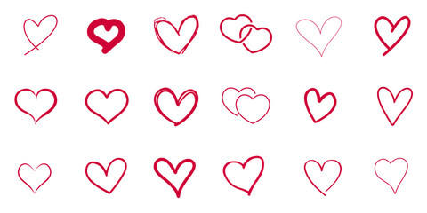 Minimalist pink heart grid pattern on white background for February 14th Valentine, geometric linear composition with simple romantic stripes, basic love element for Galentine wedding celebration.