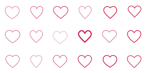 Minimalist pink heart grid pattern for February 14 Valentine, geometric composition with simple romantic stripes, basic love lineup element, parallel linear symmetry, regular red heart array design.
