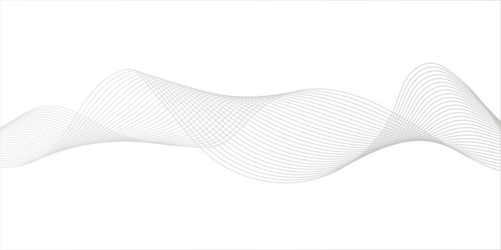 Abstract white blend wave curve line and white background texture. digital frequency track equalizer. modern abstract glowing wave background.	
