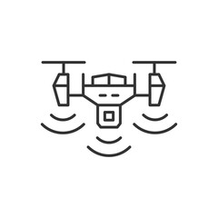 Drone Sensors Icon - Drone Detection Icon