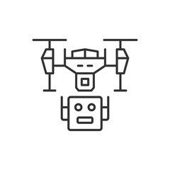 Drone Robot Icon