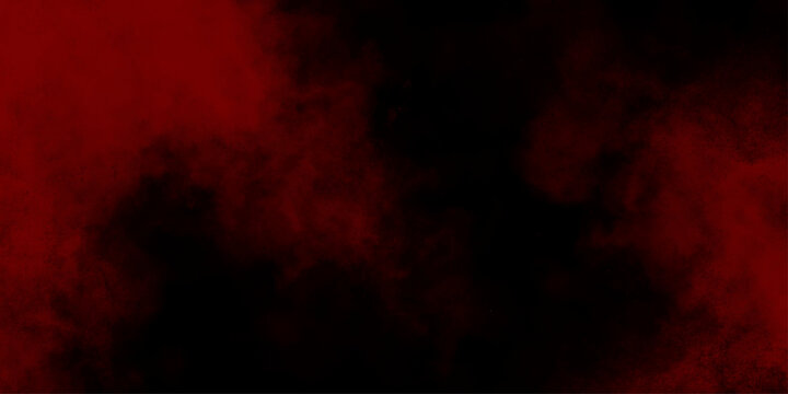 Abstract grainy red grunge texture with blood red smoke, black background in elegant vintage background. Abstract grunge cloudy smoke texture vintage watercolor background.